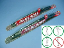 Pilot Automotive WBP-18GM 18" Universal Dual Wiper Blade Gun Metal Hot Rod 2pcs