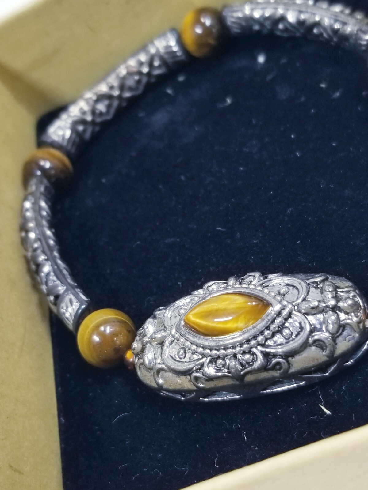 canyon sky Stackable bracelets - tigers eye - image 1