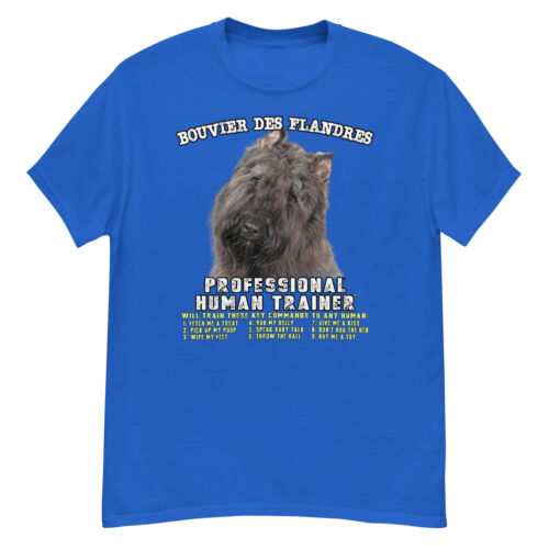 Camiseta unisex Bouvier des Flandres Professional Human Trainer - Imagen 1 de 4