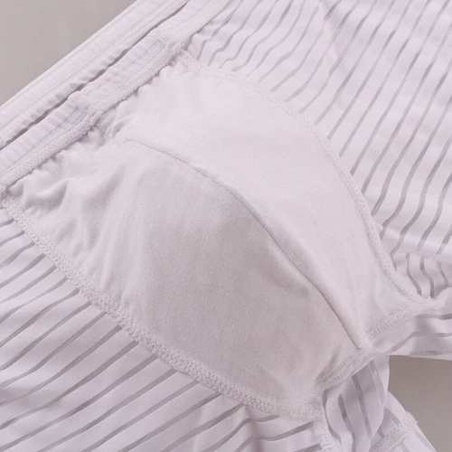 Herren Eis Seide Höschen Netz Unterwäsche nahtlos Boxershorts atmungsaktiv ultradünn - Bild 8 von 18
