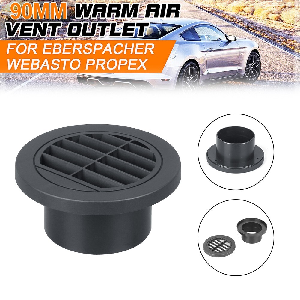 90mm Diesel Grzejnik Prowadnica Przewód Wentylator na gorące powietrze  Wylot kierunkowy do Webasto | eBay
