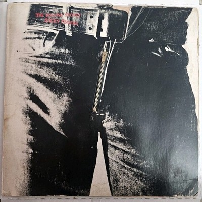 Rolling Stones Sticky Fingers Vinyl LP Rock First Pressing Original Cover 1971