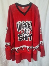 Insane Clown Posse Wicked Sh t Jersey Size 3X Red/White/Black Juggalo Very Good