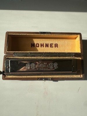 HOHNER Chromonika III chromatische Mundharmonika, Silber, mit Etui