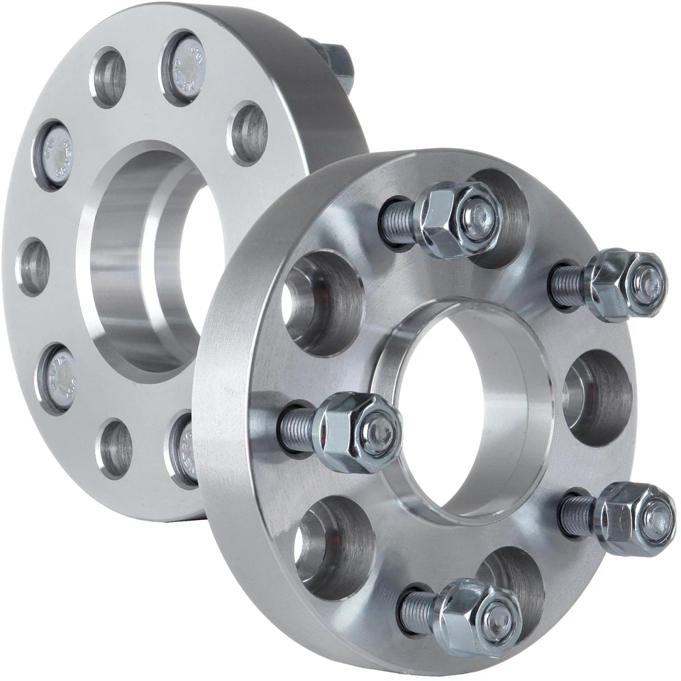 2Pcs 1" 5x4.5 5x114.3 Hubcentric Wheel Spacers 12x1.5 For 1998-2021 Honda Accord - Image 4 of 4