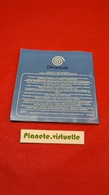 INSTRUCTIONS SOULCALIBUR DREAMCAST SEGA PAL EUR 🌟