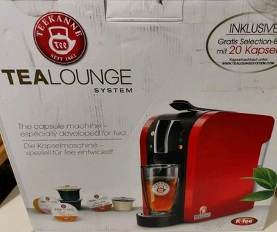 Teekanne Kfee Tealounge System rot 
