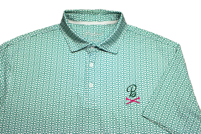BARSTOOL GOLF POLY SPANDEX GOLF SHIRT--XL--LOGO--WRINKLE FREE--PERFECT!--NWOT!!