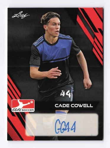 2023 Leaf Goal Soccer #BA-CC1 Cade Cowell Base Auto