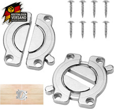 Arbeitsplattenverbinder Kreuzverbinder aus Zinklegierung für Büroschreibtisch, E