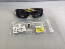 UVEX 18448 SW06 Black Yellow Safety Goggles Glasses 57-16-125 NO XTRA NOSES