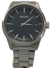 SEIKO Solar Watch Digital BLK SLV 7B24 0BR0
