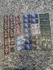 Lot Of 40 Pure Silver Bar Rounds In Assay Cards 999 1 G, 3 G, 1/10oz 2.97 Oz Tot