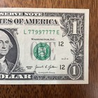Fancy Serials Numbers “BINARY” 777777s Lucky 🍀 $1 2021 L(77997777)E — photo 2
