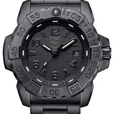 Luminox Navy Seal Steel 3250 Series XS.3252.BO.L Mens Watch Black Military 24hr