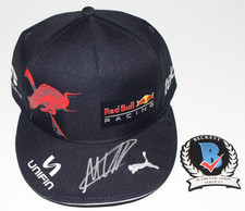 MAX VERSTAPPEN SIGNED OFFICIAL RED BULL RACING F1 FORMULA 1 HAT BECKETT BAS COA