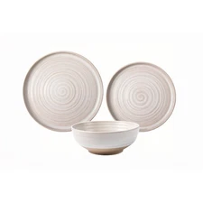 Home Stoneware 12-Piece Dinnerware Set Dinner Service Serveware Kitchen Room