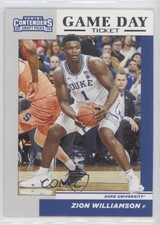 2019-20 Panini Contenders Draft Picks Game Day Tickets Zion Williamson #1 00q0