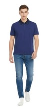 Versace Jeans Couture Steel Blue Mens Polo Sh...