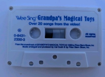 Wee Sing Grandpa's Magical Toys Cassette   1988