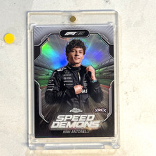 2025 Topps Chrome Formula 1 F1 Kimi Antonelli Speed Demons Rookie Rc #SD-1