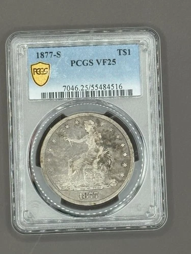 1877-S Trade Dollar PCGS VF25