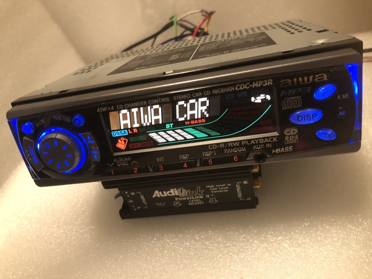 AIWA CDC MP3RYZ CD World 1st Mp3 Car Stereo RDS Radio AM-FM Aux