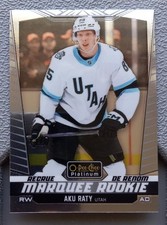 Aku Raty Utah RW 2024-25 O Pee Chee Platinum Marquee Rookie #211