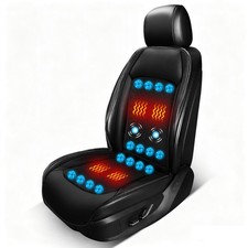 3 in 1 Cooling Car Seat Cushion with Massage 16 Fan for SUV Truck Summer Winter