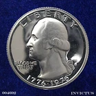 1976-S Washington Quarter 40% Silver (Cameo Proof Commemorative)