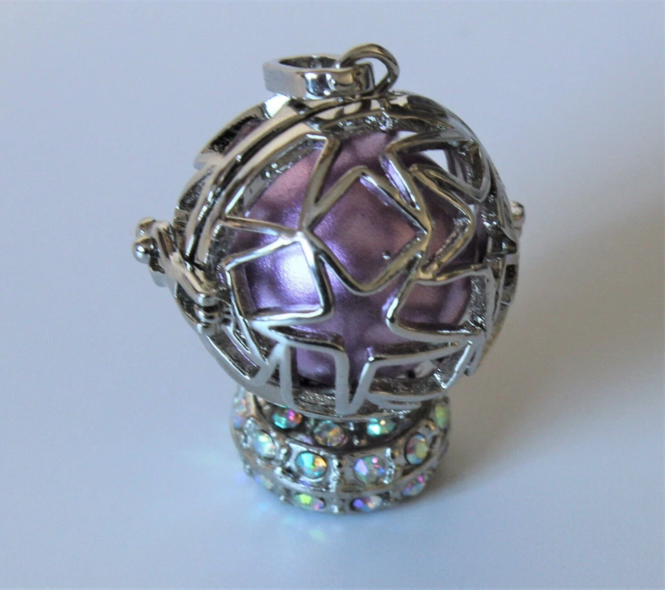 Collana Engelsrufer 75CM Angelo Rufer Stella Gabbia Sfera Sonora Scelta Colore - Immagine 2 di 4