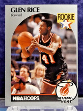1990 NBA Hoops #168 - Glen Rice RC - Miami Heat - Near Mint