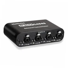 4Channels Pro G404s XLR/TS/TRS/1/4" Passive Hum Eliminator Direct Box Pro G404S
