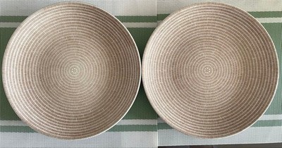 Arabia 24h Avec Brown Plate 26cm Pair Set
