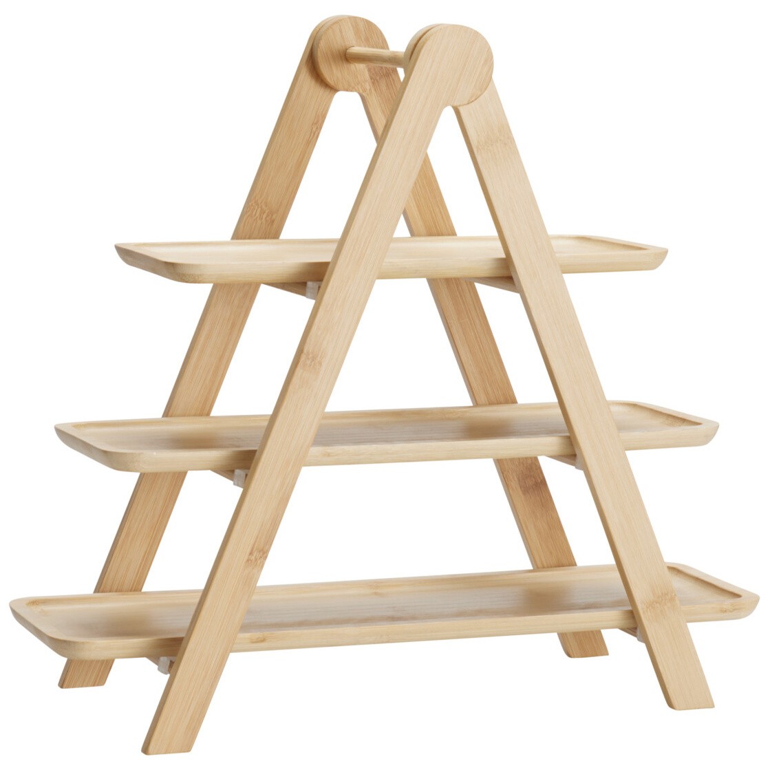 Tres Pisos FLUX, Bambú, 43 x 18 x 39 cm