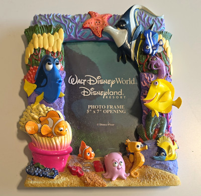Disney Finding Nemo Walt Disney World Disneyland Resort Photo Frame 5x7 Opening