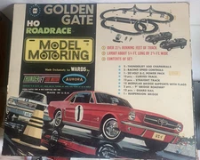 AURORA..Golden Gate..HO..Roadrace..MODEL MOTORING..Made for WARDS..1966