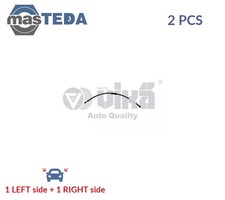 66110418501 BRAKE HOSE LINE PIPE FRONT VIKA 2PCS NEW OE REPLACEMENT