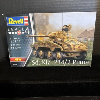 REVELL 04288 Sd. Kfz. 234/2 PUMA TANK MODEL KIT-NIB-1:76 SCALE