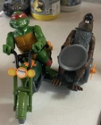 VTG 1989 TMNT SEWER CYCLE w/ SIDECAR  and Playmates