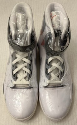 Nike 2016 Air Pressure 831279-100 White/Cement Grey (Men's 9) | eBay