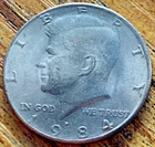 1984 P Kennedy Half Dollar