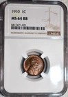 NGC MS-64 RB 1910-P Lincoln Cent, Richly Hued Obverse & 90% Red Reverse.