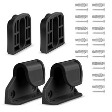 Retractable Baby Gate Replacement Parts, 55" W x 33" H Black