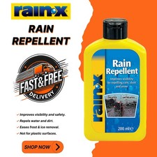 RainX RAIN REPELLENT Snow Ice Sleet Glass Windscreen Treatment Protection