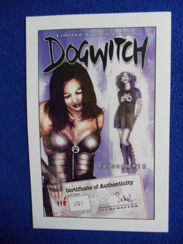 DOGWITCH #18 SIGNED LIMITED EDITION W/CERT #29/333 2005 - Picture 2 of 2