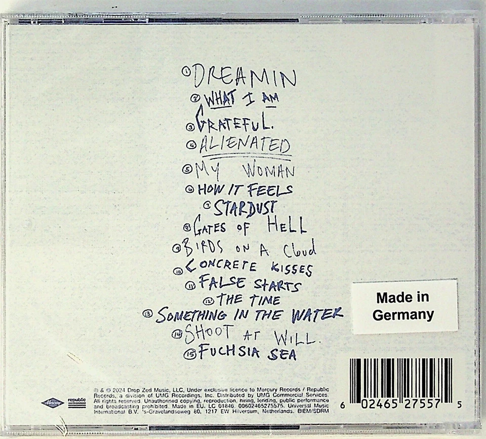 Zayn Malik -Room Under The Stairs CD -NEW -2024-One Direction Stardust/What I Am - Image 2 of 2