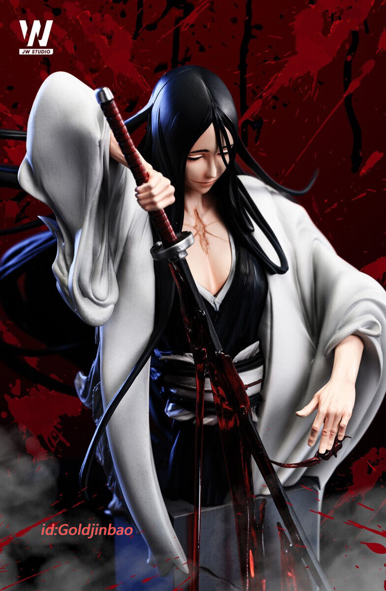 Unohana retsu from Bleach, HD, highly detailed, anime style, bus