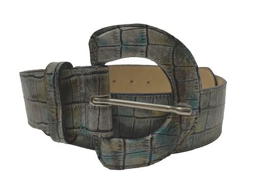 ? SÉZANE Carlie Wide 4” Raffia Belt Yellow Multicolored Swirls 80 SEZANE Carlie Wide 4” Raffia Belt in Yellow Multicolored  main image 4