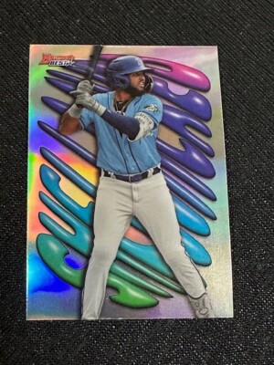 2023 Bowman Best Junior Caminero Shellacked Refractor RC Card